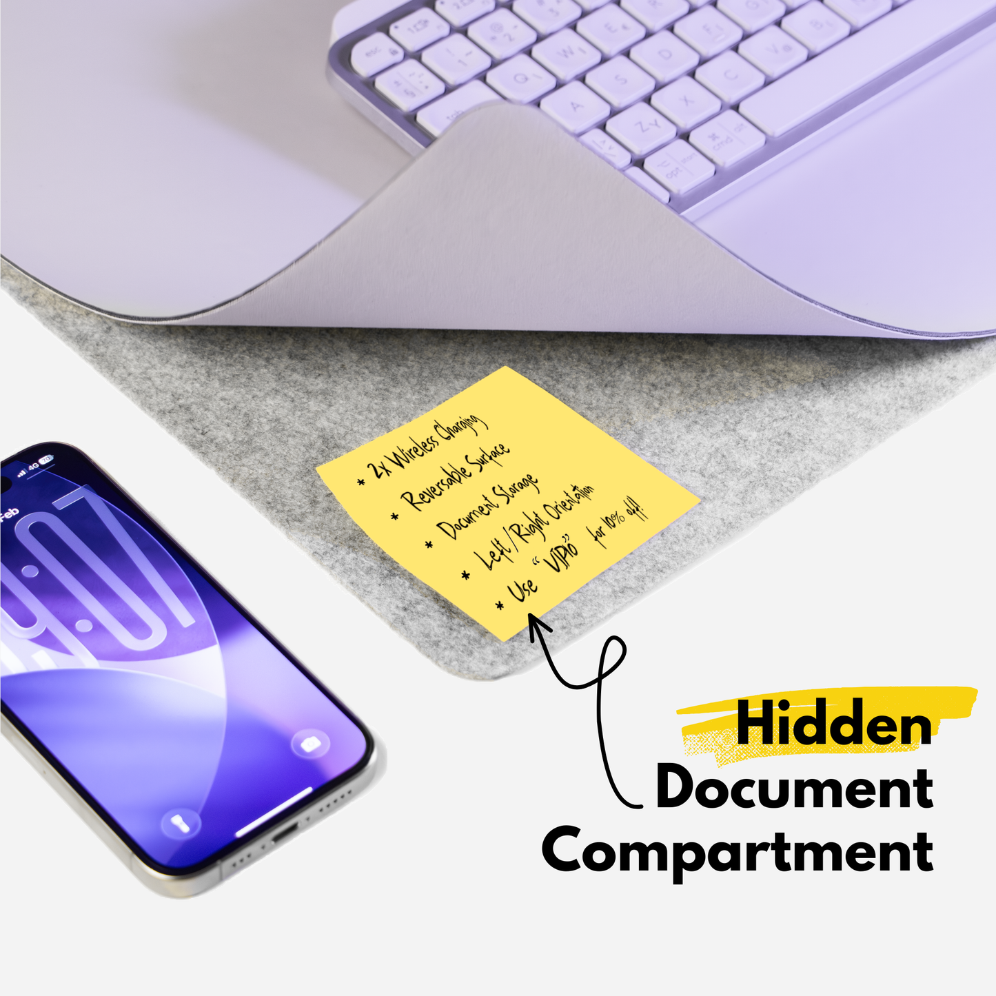 Wireless Charging Mouse Mat