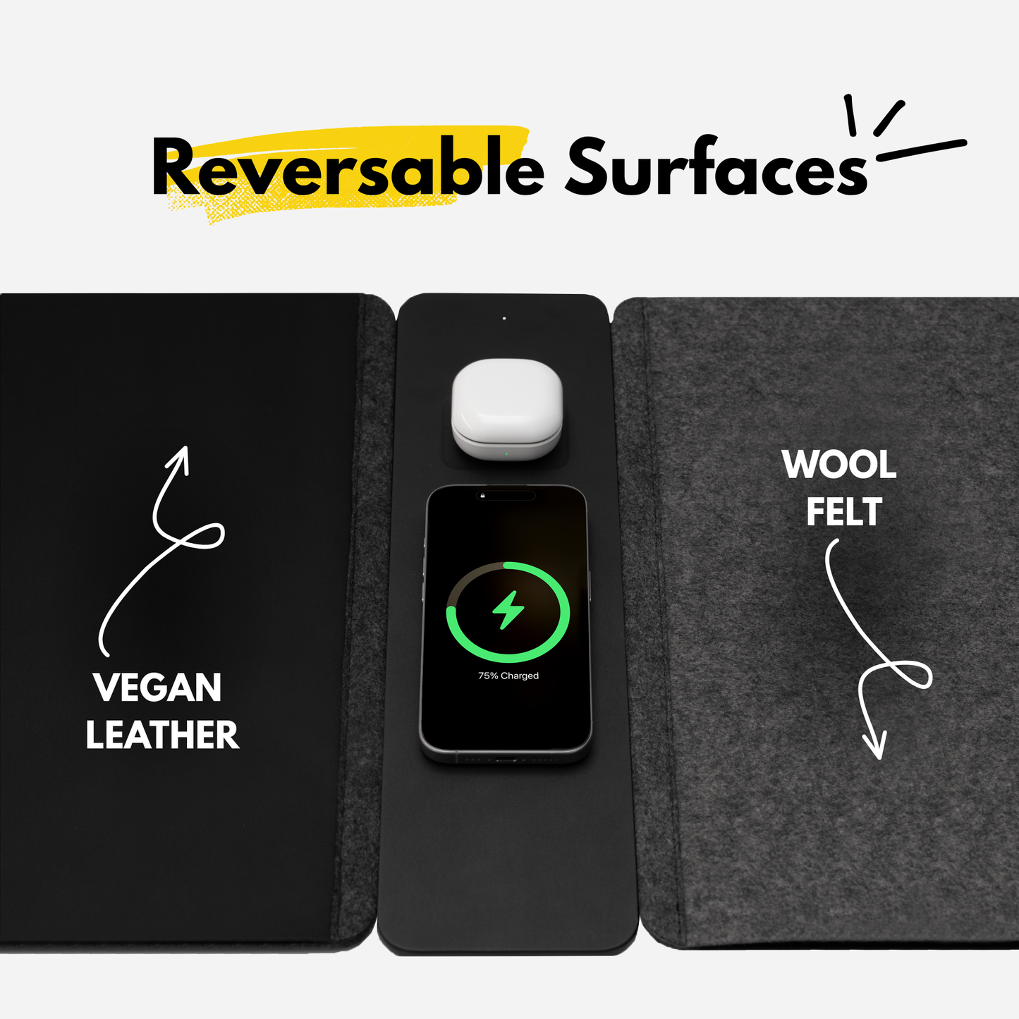 Wireless Charging Mouse Mat